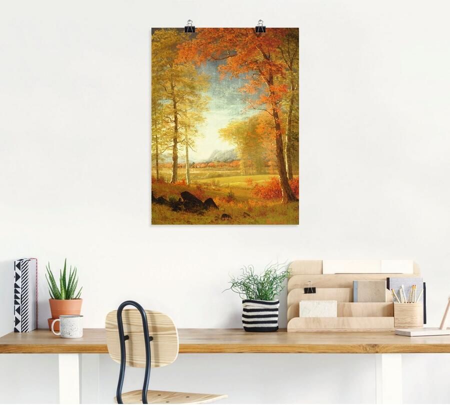 Artland Artprint Herfst in Oneida County New York. als artprint op linnen poster in verschillende formaten maten - Foto 4