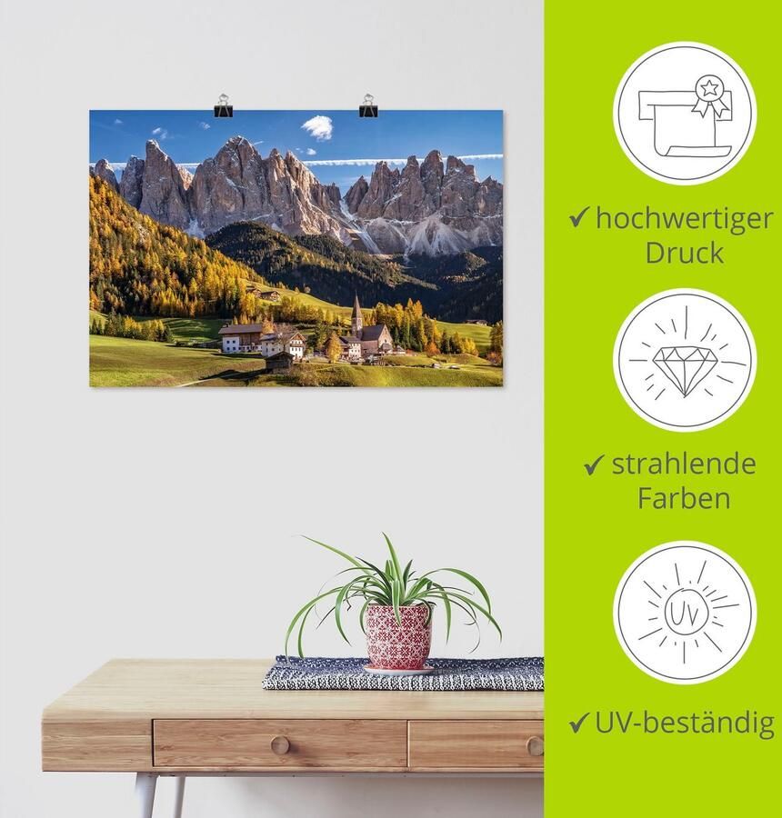 Artland Poster Herfst in Zuid-Tirol - Foto 4
