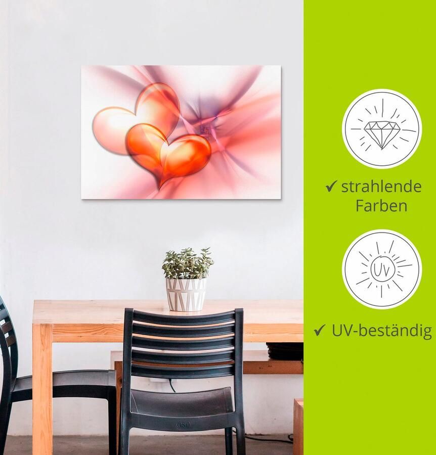 Artland Artprint Het hoogste geluk als artprint van aluminium artprint voor buiten artprint op linnen poster muursticker - Foto 2