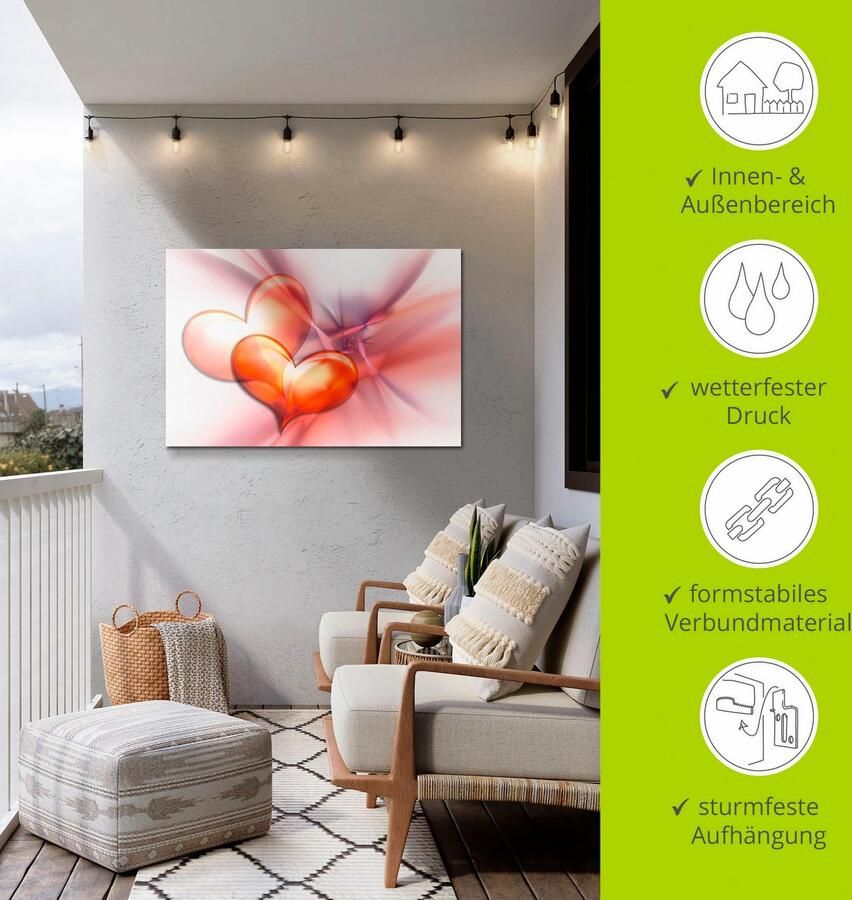 Artland Artprint Het hoogste geluk als artprint van aluminium artprint voor buiten artprint op linnen poster muursticker - Foto 3