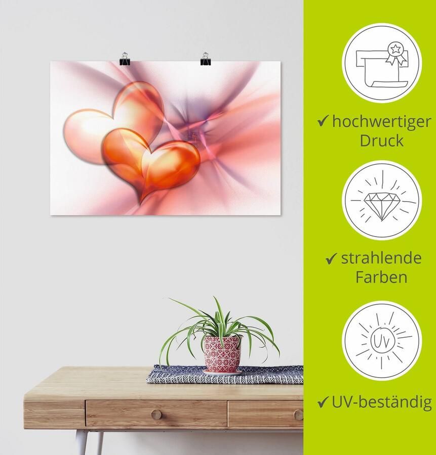 Artland Artprint Het hoogste geluk als artprint van aluminium artprint voor buiten artprint op linnen poster muursticker - Foto 3