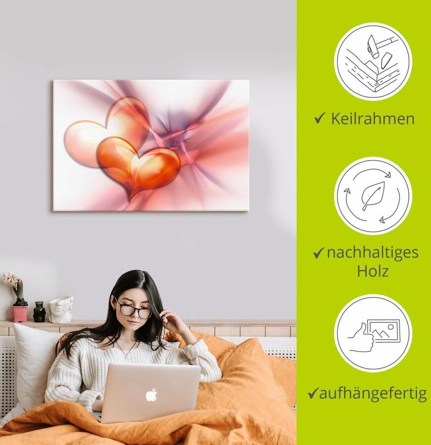 Artland Artprint Het hoogste geluk als artprint van aluminium artprint voor buiten artprint op linnen poster muursticker