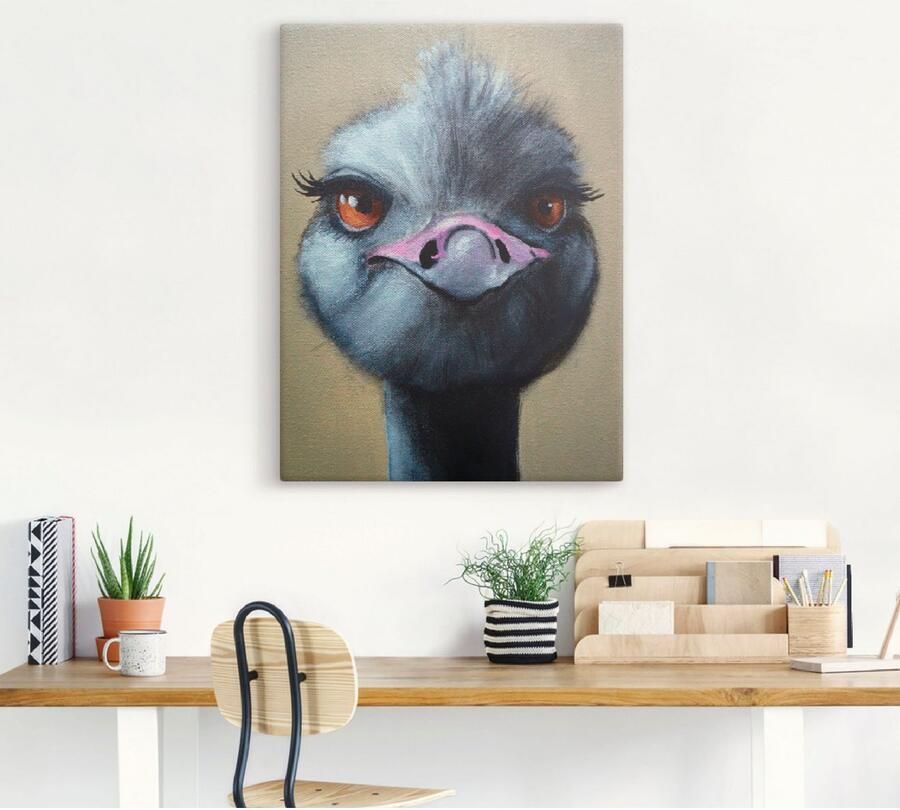 Artland Artprint Het knipperen leer ik ook nog! als artprint op linnen in verschillende maten - Foto 3