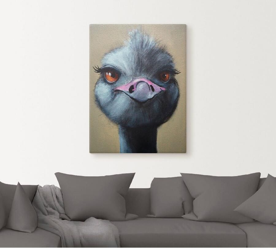 Artland Artprint Het knipperen leer ik ook nog! als artprint op linnen in verschillende maten - Foto 4