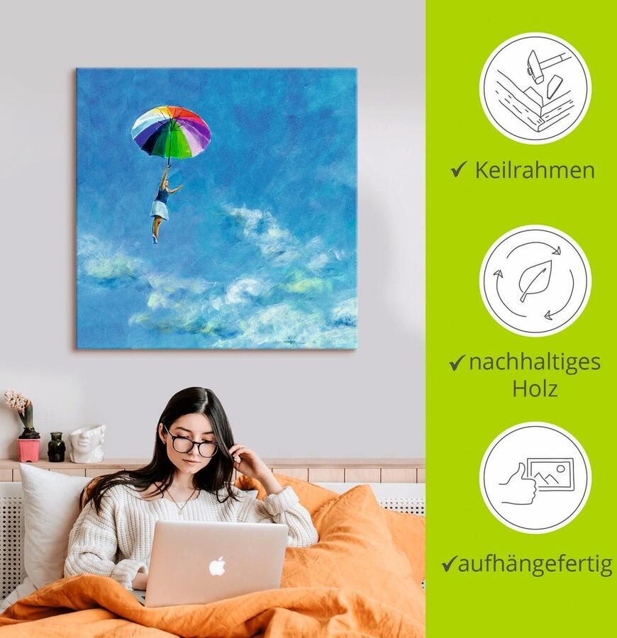 Artland Artprint Het leven als artprint op linnen poster in verschillende formaten maten - Foto 2