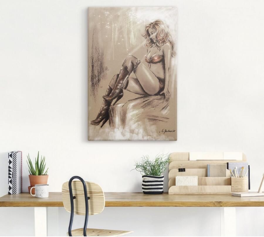 Artland Artprint Highheels in het licht als artprint van aluminium artprint voor buiten artprint op linnen in verschillende maten - Foto 3