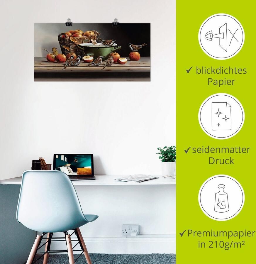 Artland Artprint Huis mussen I als artprint op linnen poster in verschillende formaten maten - Foto 2