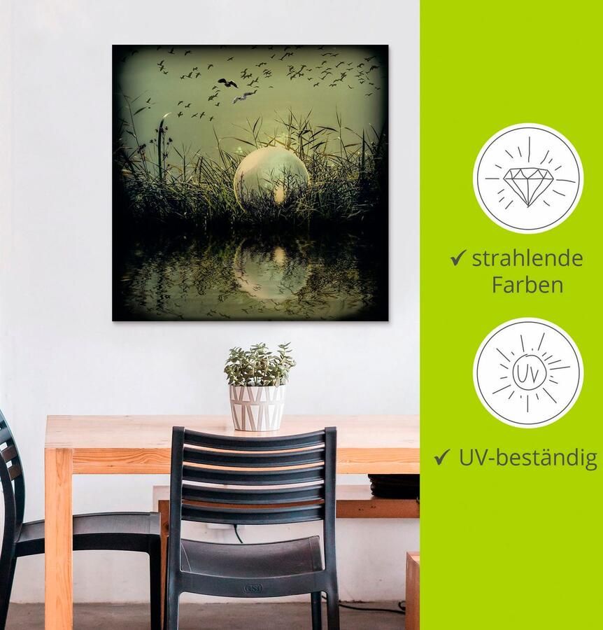 Artland Artprint In de glazen bol mystiek als artprint van aluminium artprint voor buiten artprint op linnen poster in verschillende maten. maten - Foto 2