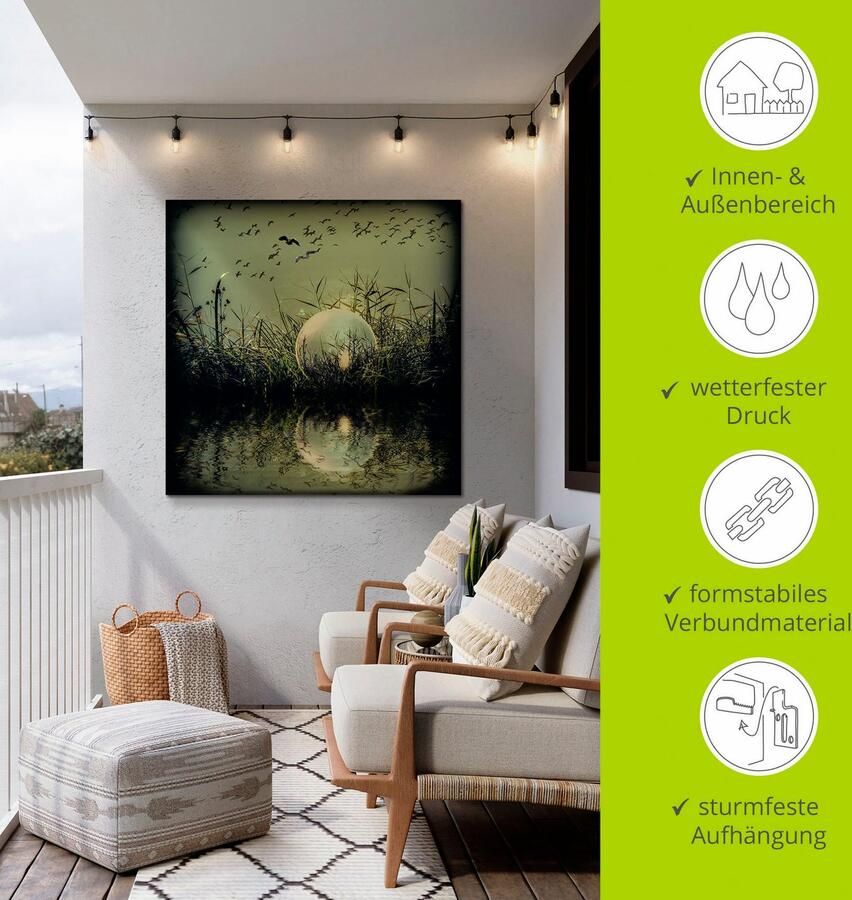 Artland Artprint In de glazen bol mystiek als artprint van aluminium artprint voor buiten artprint op linnen poster in verschillende maten. maten - Foto 3