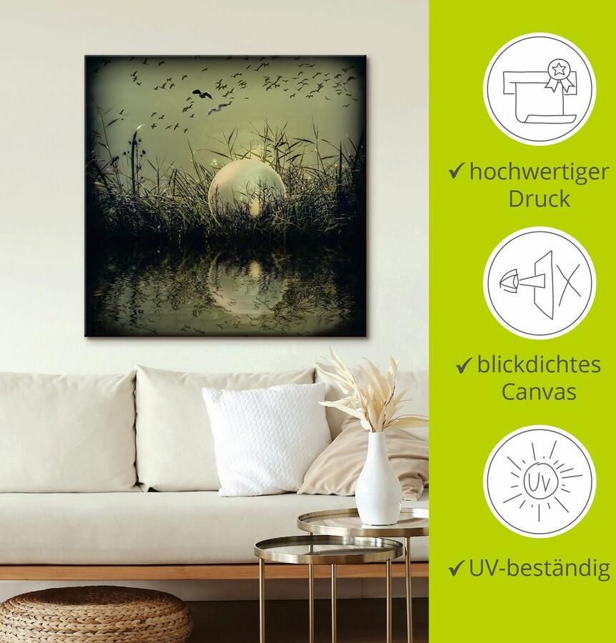 Artland Artprint In de glazen bol mystiek als artprint van aluminium artprint voor buiten artprint op linnen poster in verschillende maten. maten - Foto 3