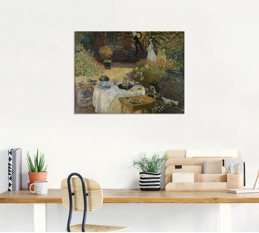 Artland Artprint In de tuin van Claude Monet in Argenteuil als artprint van aluminium artprint voor buiten artprint op linnen poster in verschillende maten. maten - Foto 5