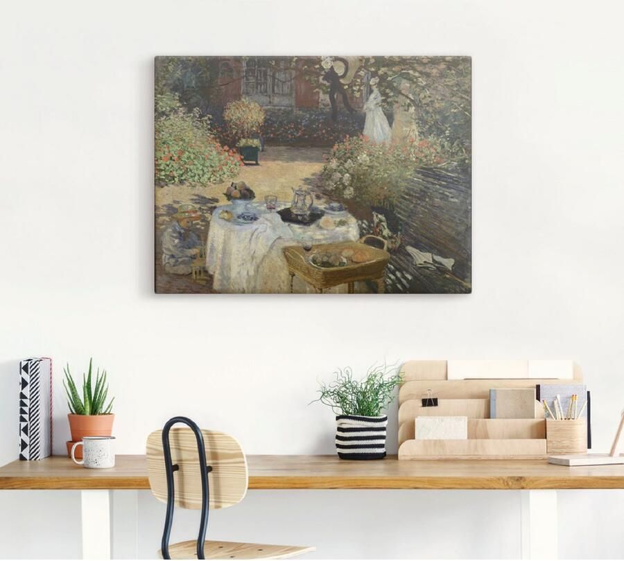 Artland Artprint In de tuin van Claude Monet in Argenteuil als artprint van aluminium artprint voor buiten artprint op linnen poster in verschillende maten. maten - Foto 3