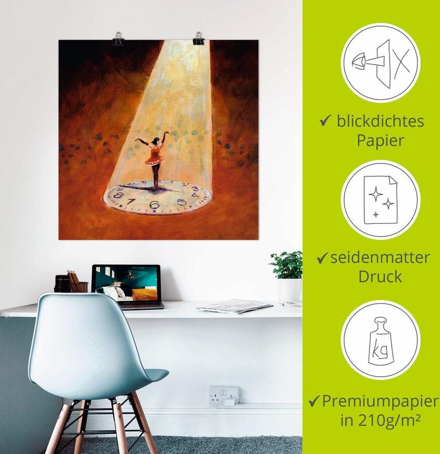 Artland Artprint In het nu zijn als artprint op linnen poster in verschillende formaten maten - Foto 2