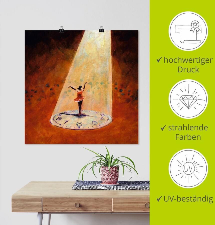 Artland Artprint In het nu zijn als artprint op linnen poster in verschillende formaten maten - Foto 3