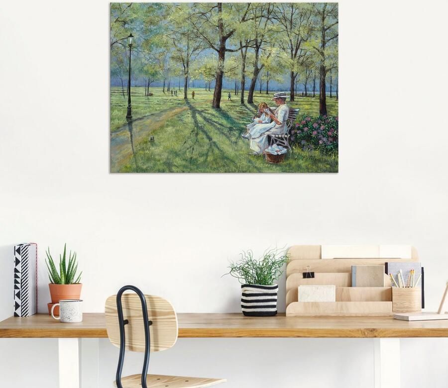 Artland Artprint In het park als artprint van aluminium artprint voor buiten artprint op linnen in verschillende maten - Foto 6