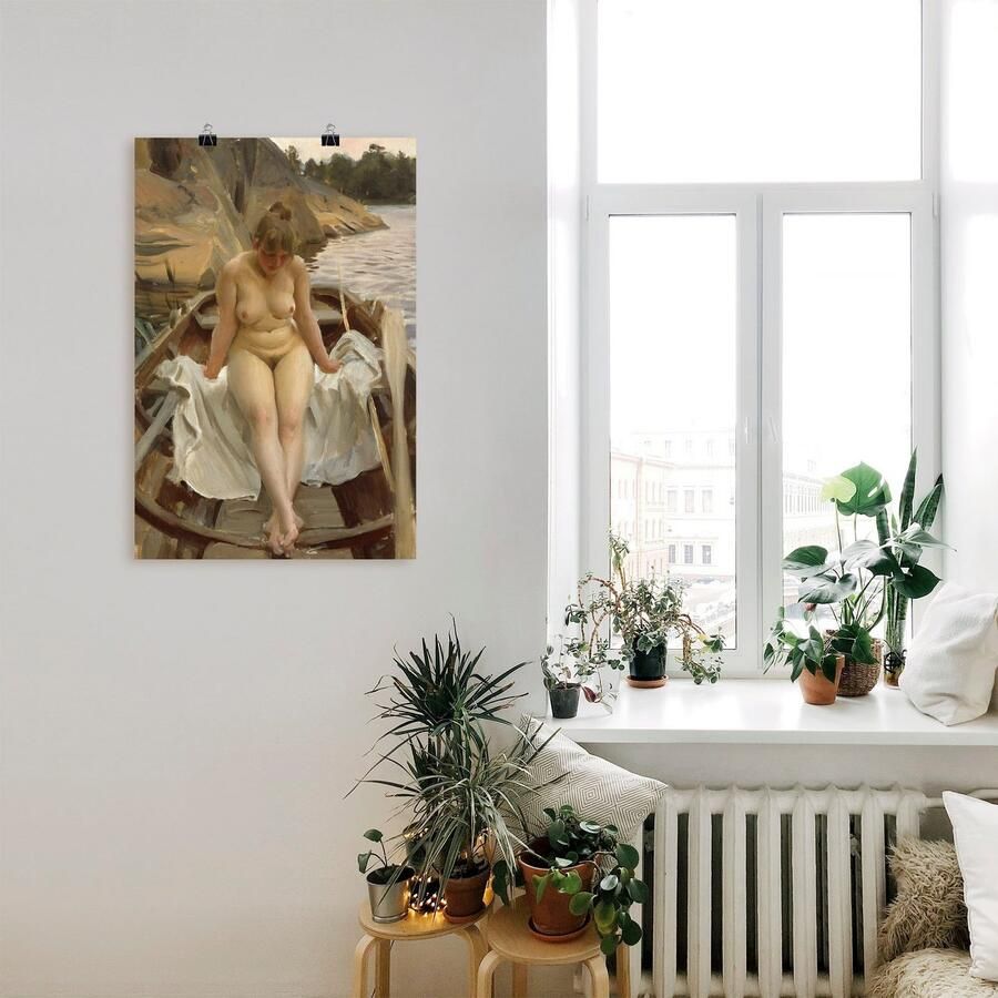 Artland Artprint In Werners roeiboot als artprint op linnen poster in verschillende formaten maten - Foto 3