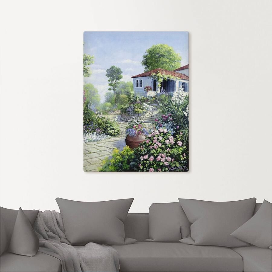 Artland Artprint Italiaanse tuin I als artprint op linnen muursticker in verschillende maten