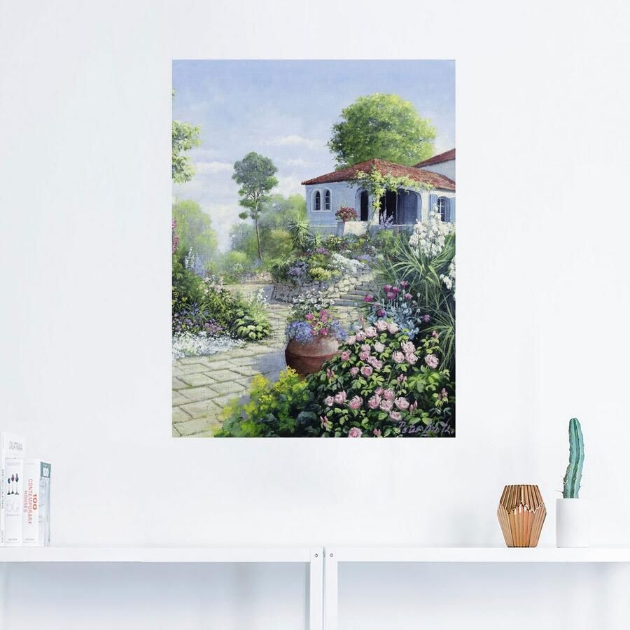 Artland Artprint Italiaanse tuin I als artprint op linnen muursticker in verschillende maten