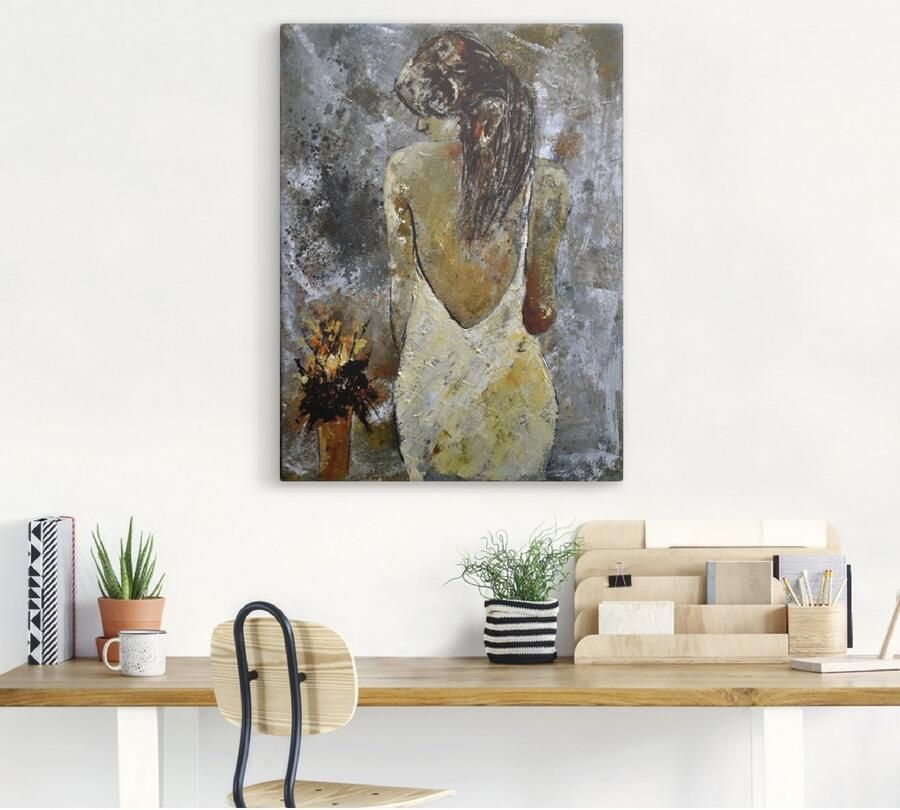 Artland Artprint Jonge vrouw als artprint op linnen poster in verschillende formaten maten - Foto 5