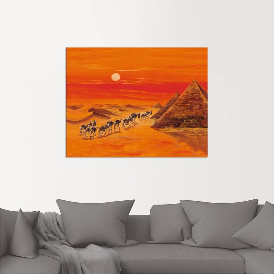 Artland Aluminium dibond print Karavaan II geschikt voor binnen en buiten buitenafbeelding - Foto 2