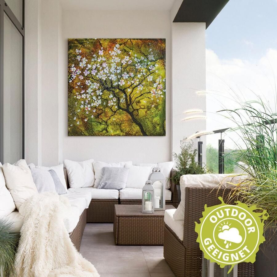 Artland Artprint Kersenbloesem als artprint van aluminium artprint op linnen muursticker verschillende maten - Foto 2