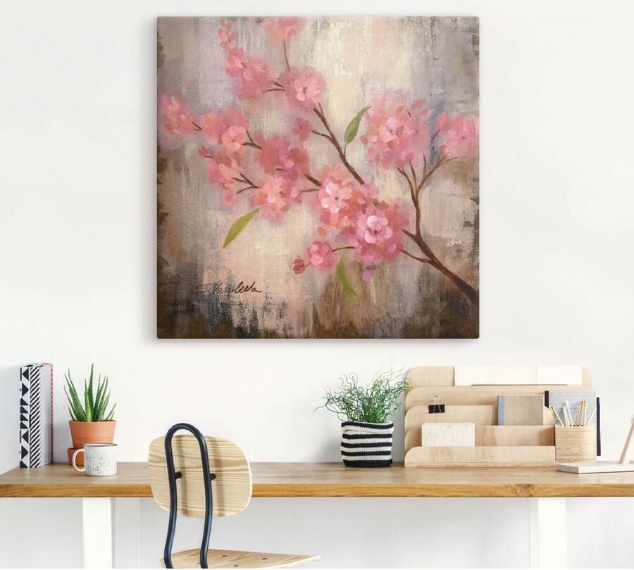 Artland Artprint Kersenbloesem II als artprint op linnen poster in verschillende formaten maten - Foto 6