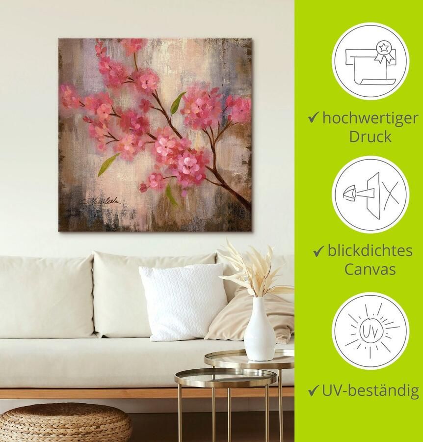 Artland Artprint Kersenbloesem II als artprint op linnen poster in verschillende formaten maten - Foto 3