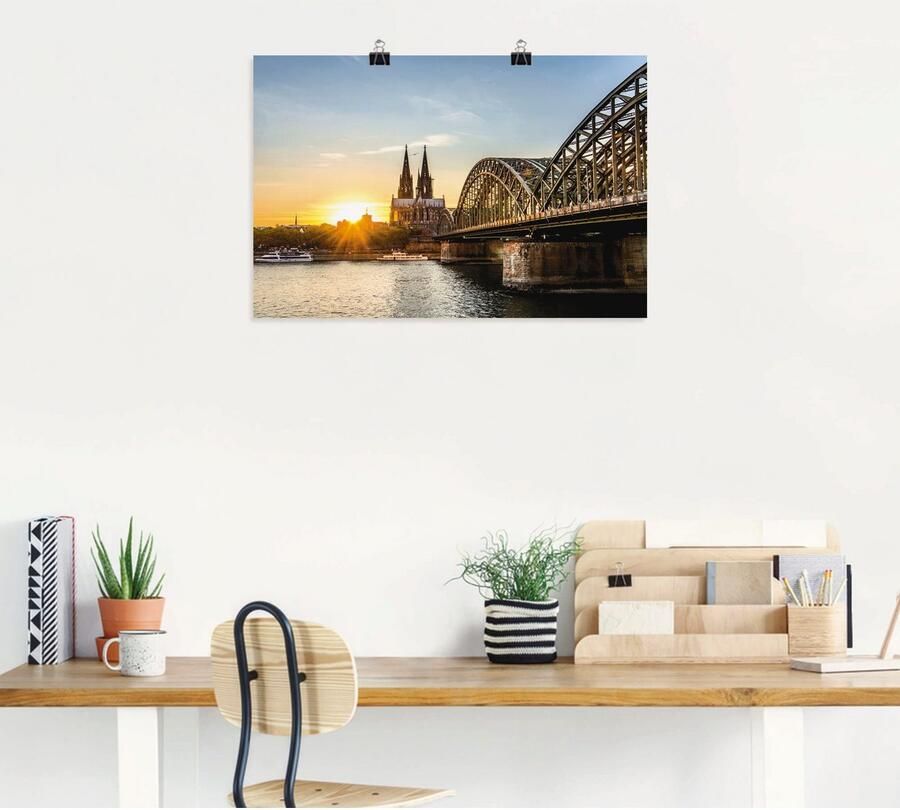 Artland Artprint Keulse domkerk als poster muursticker in verschillende maten - Foto 4