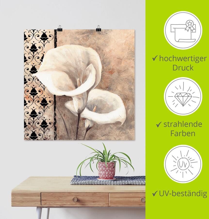 Artland Artprint Klassieke Callas als artprint van aluminium artprint voor buiten artprint op linnen poster in verschillende maten. maten - Foto 3