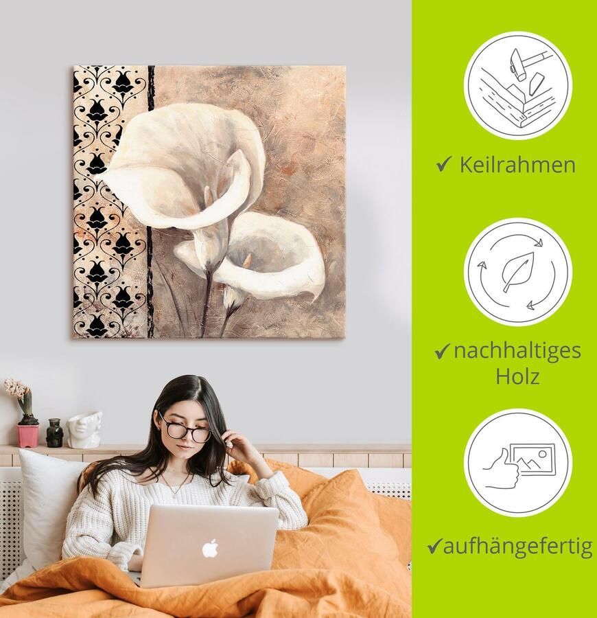 Artland Artprint Klassieke Callas als artprint van aluminium artprint voor buiten artprint op linnen poster in verschillende maten. maten - Foto 4