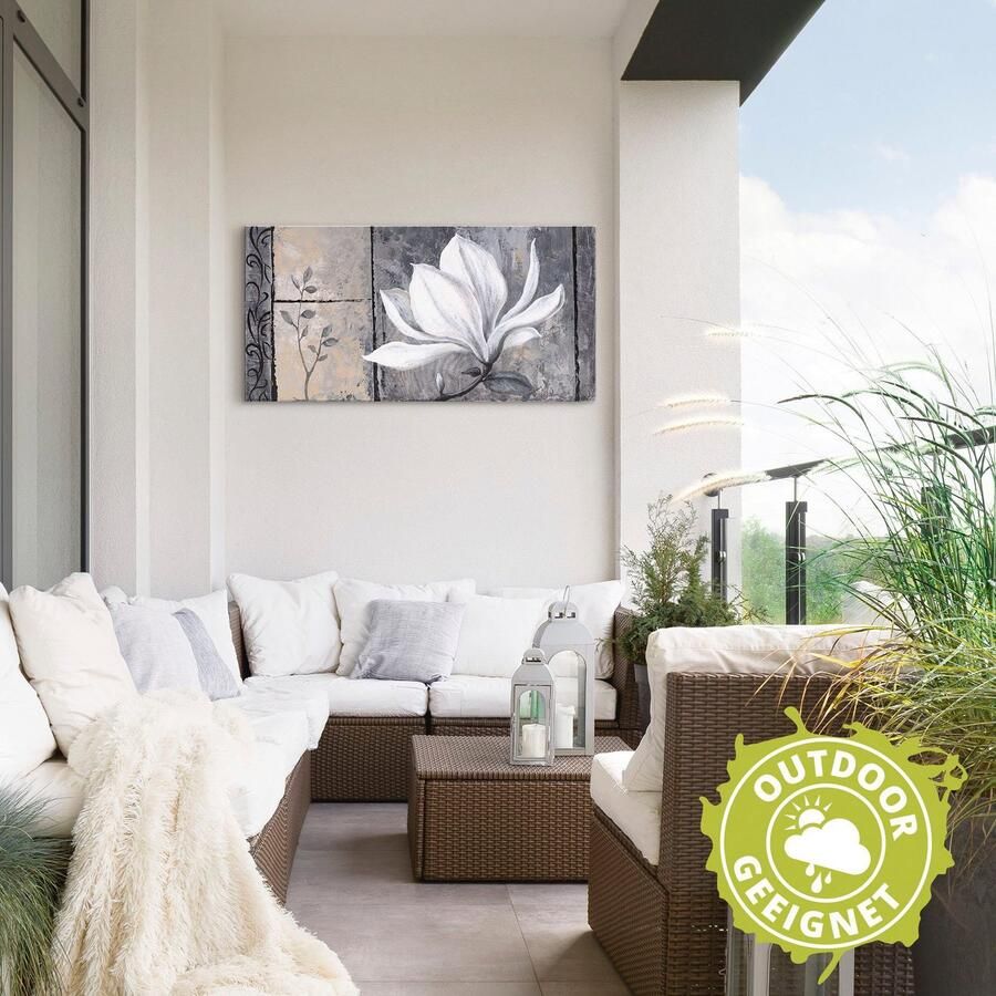 Artland Artprint Klassieke magnolia als artprint van aluminium artprint voor buiten artprint op linnen poster muursticker - Foto 3