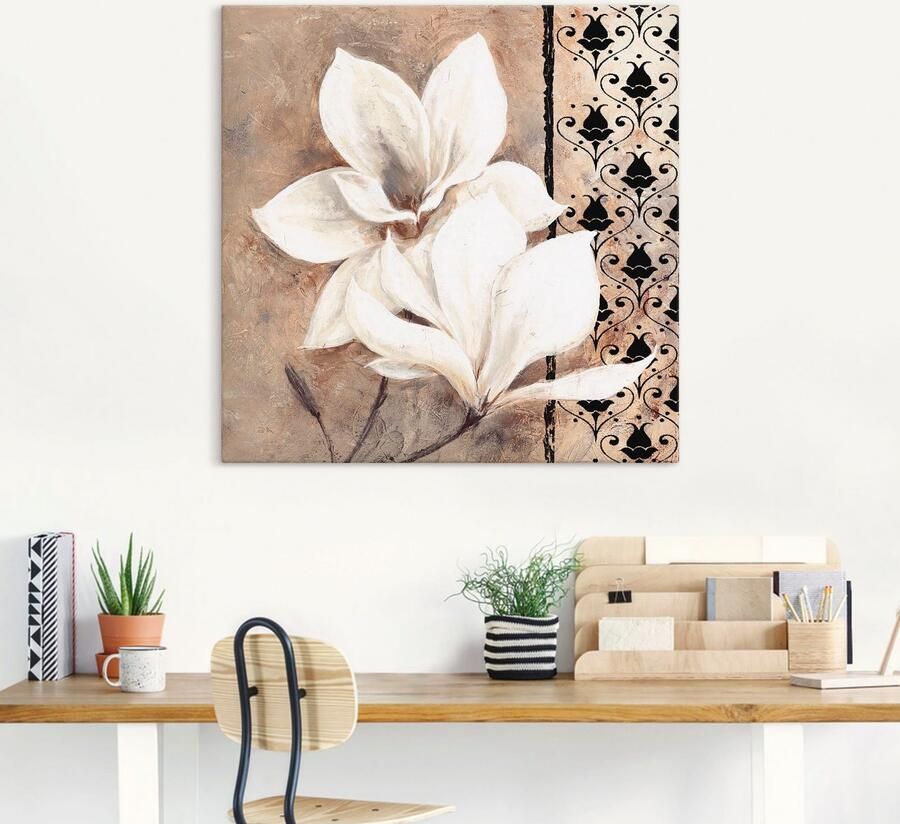 Artland Artprint op linnen Klassieke magnolia's - Foto 5