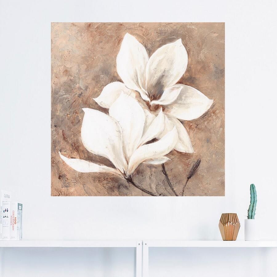 Artland Artprint Klassieke magnolia's als artprint van aluminium artprint voor buiten artprint op linnen poster muursticker - Foto 2