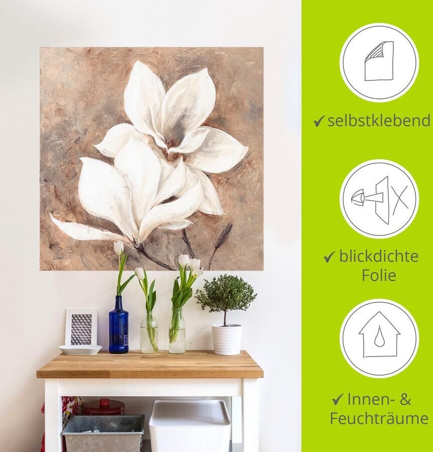 Artland Artprint Klassieke magnolia's als artprint van aluminium artprint voor buiten artprint op linnen poster muursticker - Foto 4
