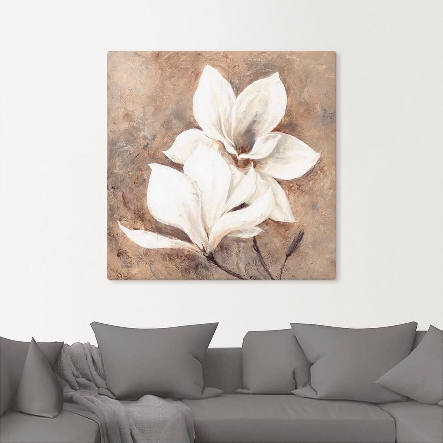 Artland Artprint op linnen Klassieke magnolia's - Foto 2