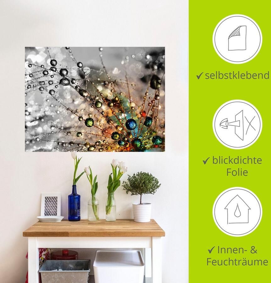 Artland Artprint Kleurrijke natuur als artprint van aluminium artprint voor buiten artprint op linnen poster muursticker - Foto 4