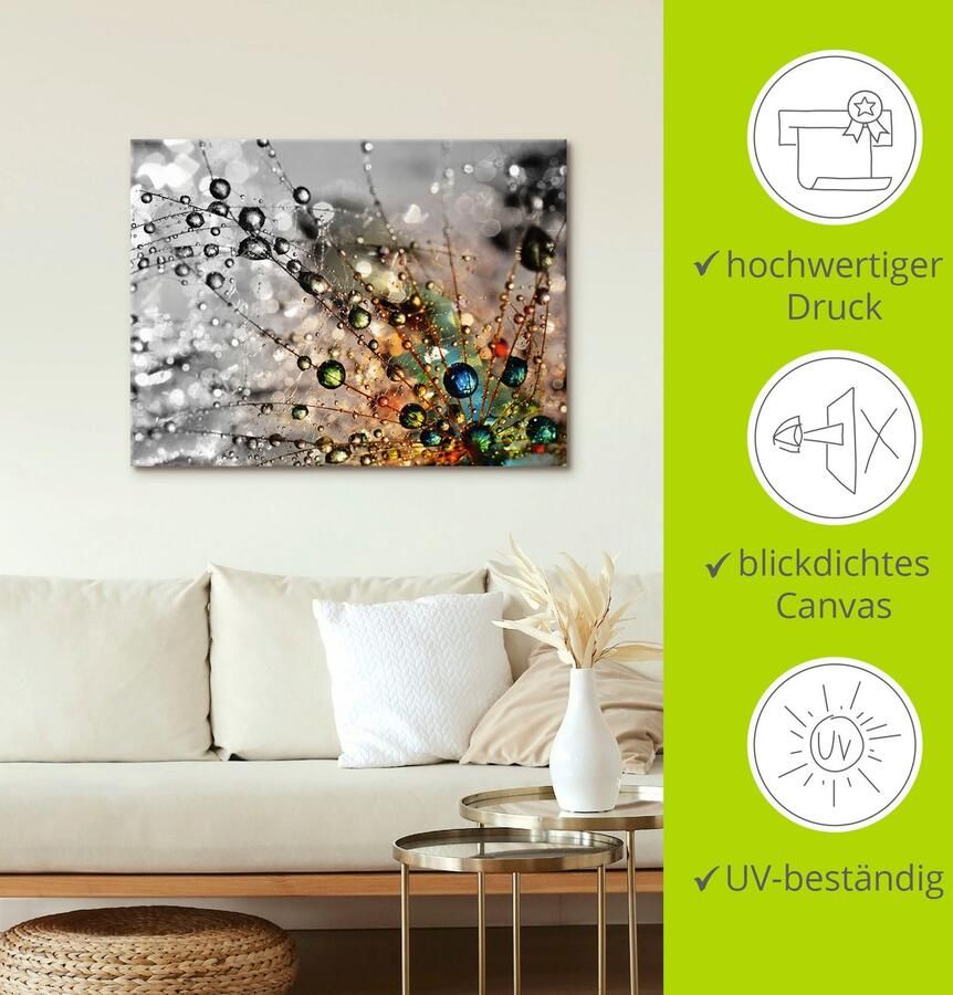 Artland Artprint Kleurrijke natuur als artprint van aluminium artprint voor buiten artprint op linnen poster muursticker - Foto 2