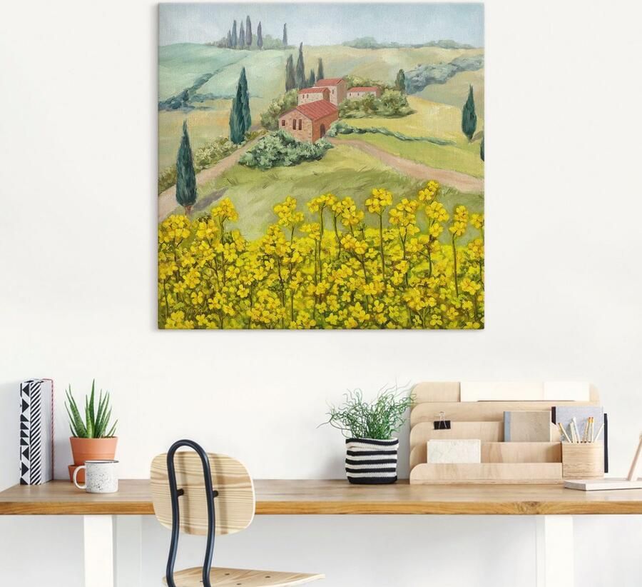 Artland Artprint Knollenland als artprint van aluminium artprint voor buiten artprint op linnen in verschillende maten - Foto 4