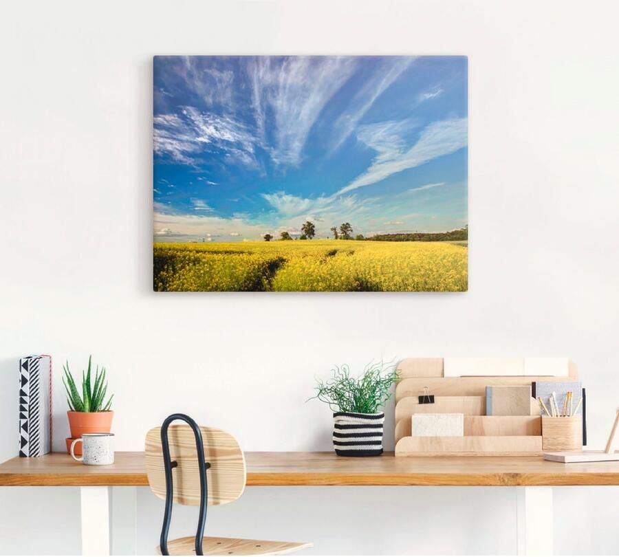 Artland Artprint Knollenland I als artprint op linnen in verschillende maten - Foto 5