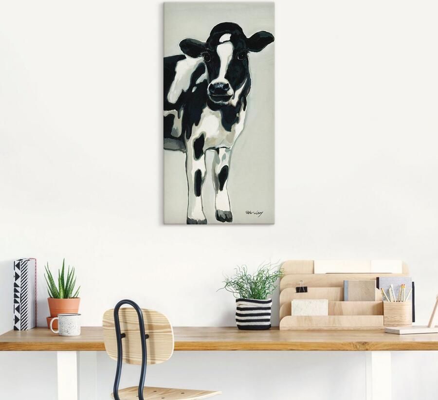 Artland Artprint op linnen Koe - Foto 5