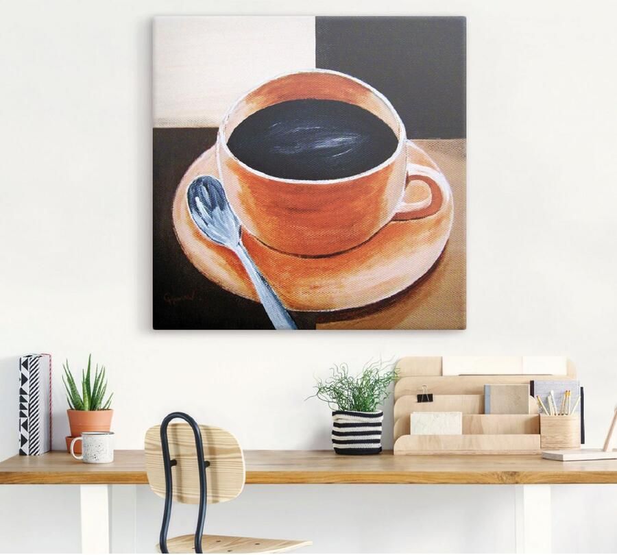Artland Artprint Koffie als artprint op linnen poster in verschillende formaten maten - Foto 3