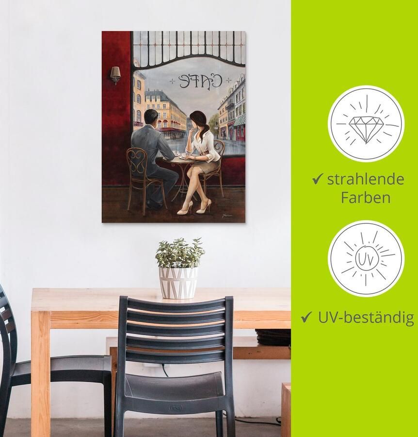 Artland Artprint Koffie als artprint van aluminium artprint voor buiten artprint op linnen poster muursticker - Foto 4