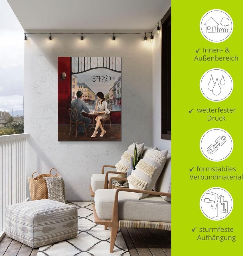 Artland Artprint Koffie als artprint van aluminium artprint voor buiten artprint op linnen poster muursticker - Foto 6