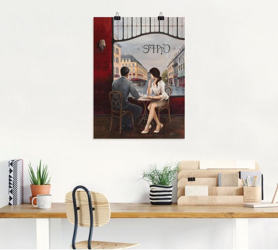 Artland Artprint Koffie als artprint van aluminium artprint voor buiten artprint op linnen poster muursticker - Foto 5