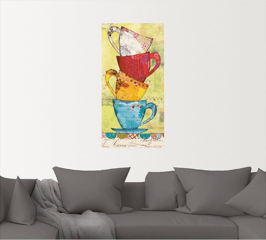 Artland Artprint Kom voor koffie als artprint op linnen poster muursticker in verschillende maten - Foto 5