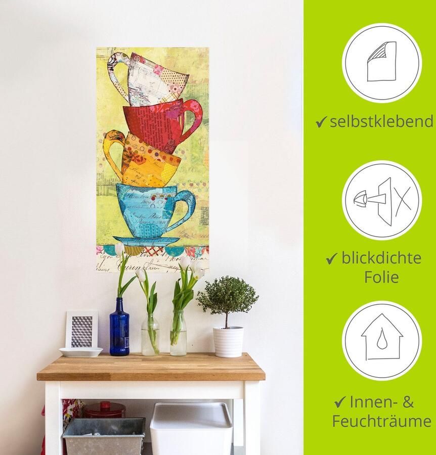 Artland Artprint Kom voor koffie als artprint op linnen poster muursticker in verschillende maten - Foto 4