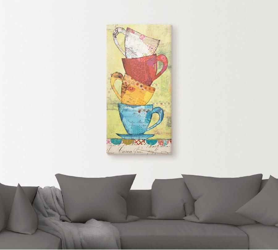 Artland Artprint Kom voor koffie als artprint op linnen poster muursticker in verschillende maten - Foto 4