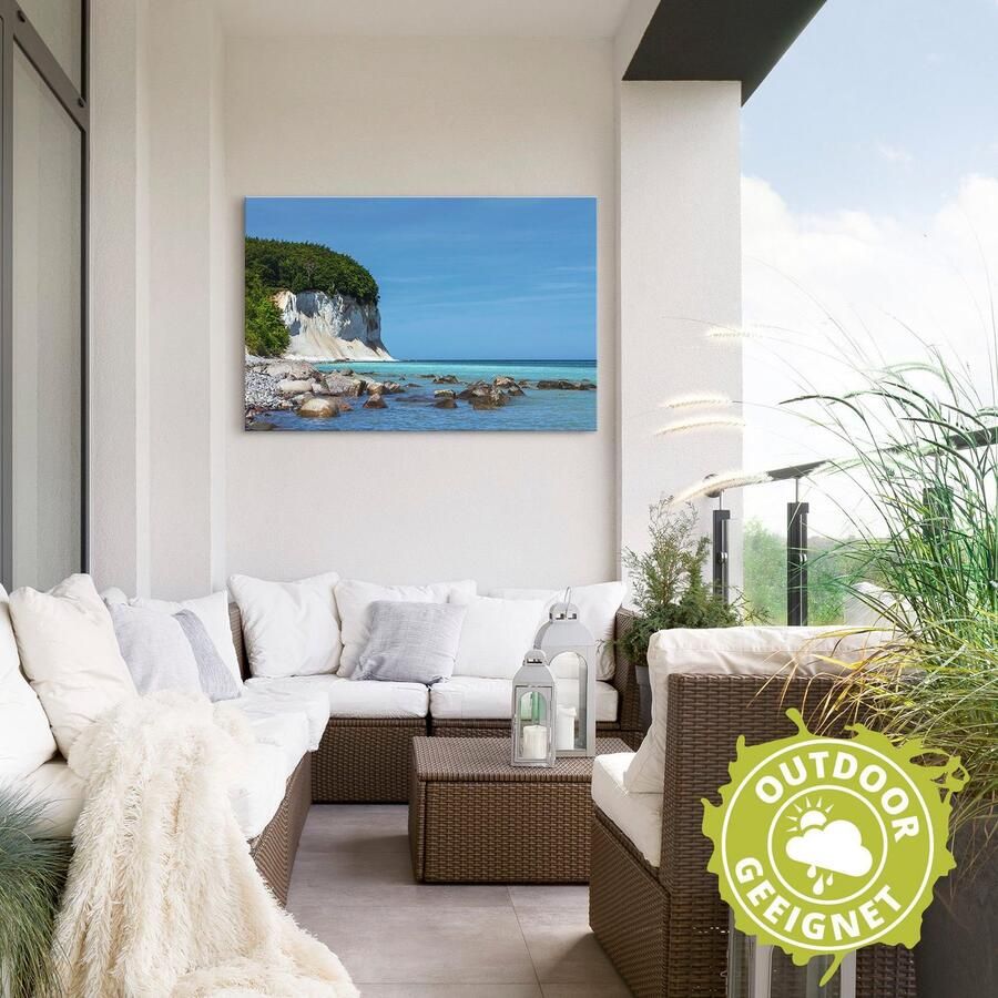 Artland Artprint Krijtrotsen Oostzeekust eiland Rügen als artprint van aluminium artprint op linnen muursticker of poster in verschillende maten - Foto 3