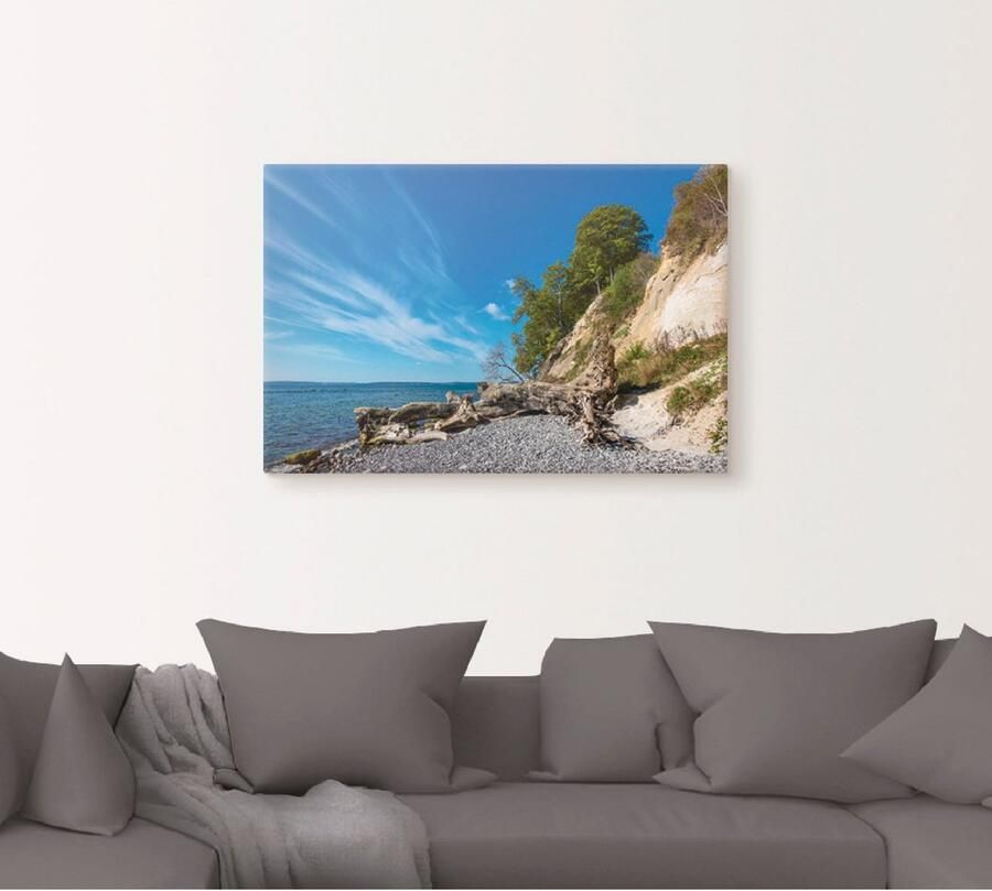 Artland Artprint Krijtrotsen op het eiland Rügen II als artprint van aluminium artprint voor buiten artprint op linnen in verschillende maten - Foto 4