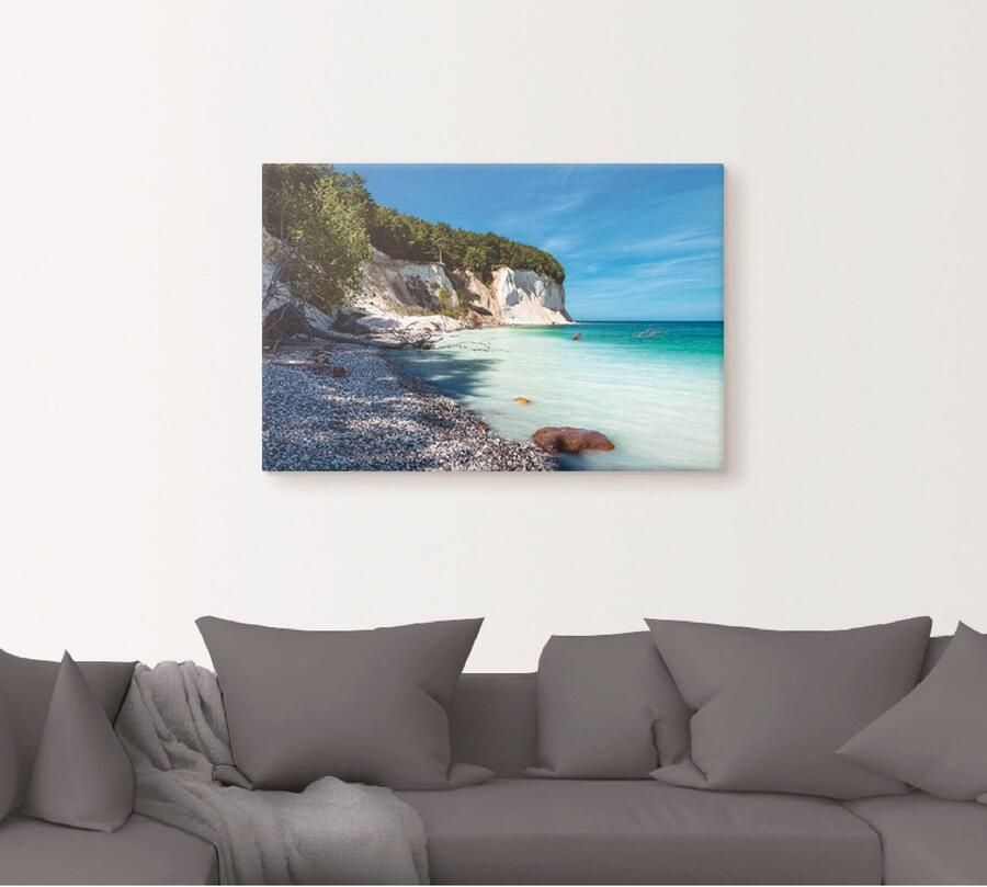 Artland Artprint Krijtrotsen op het eiland Rügen III als artprint van aluminium artprint voor buiten artprint op linnen poster in verschillende maten. maten - Foto 5